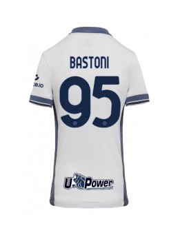 Inter Milan Alessandro Bastoni #95 Replika Borta Kläder Dam 2024-25 Kortärmad